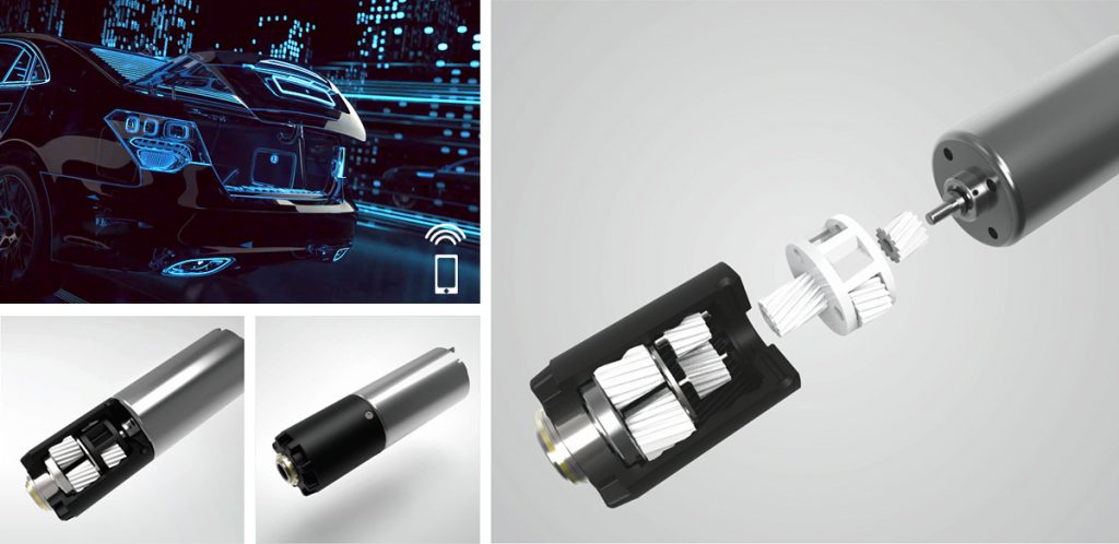 汽車(chē)尾門(mén)電動(dòng)推桿電機