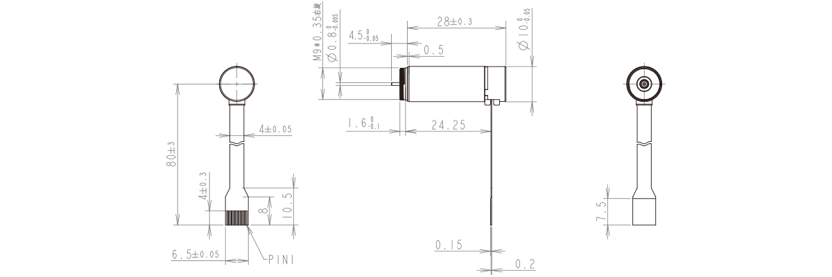 10mm無(wú)刷空心杯電機